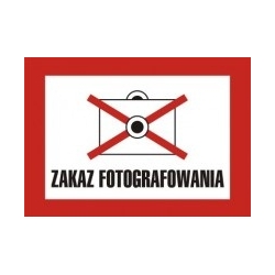 Zakaz fotografowania 